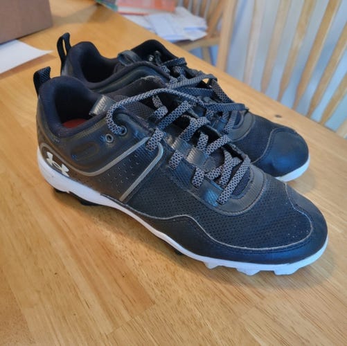 Black Used Women's Size 8 Under Armour Low Top
