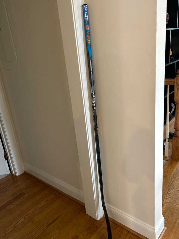 New 2 Pack Custom Red Bauer Nexus SYNC (2N Pro XL Build) Hockey Stick-LH-P28  (Sand Paper Finish)