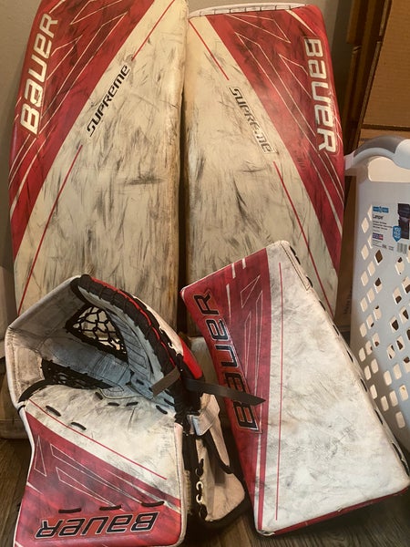 Used 34" Regular Supreme 1S Goalie Full Set