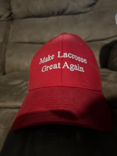 Make Lacrosse Great Again Fitted Hat
