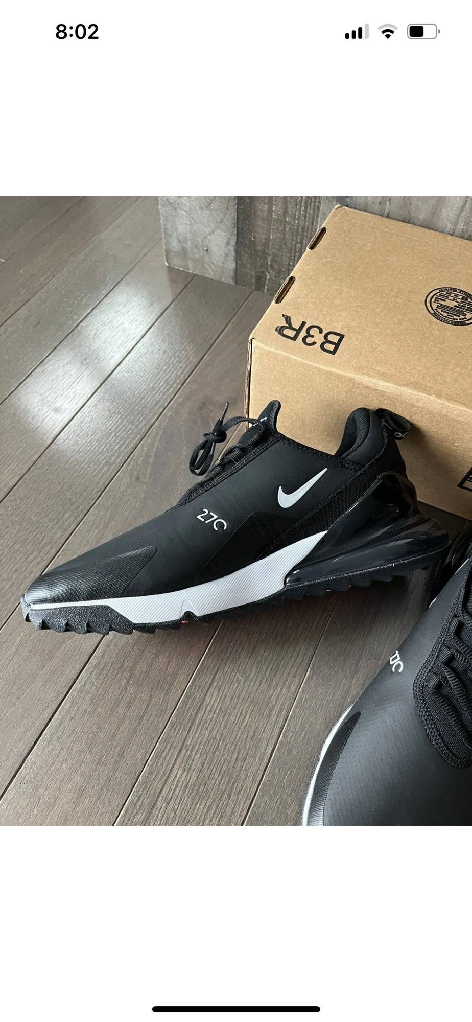 Nike Air Max 270 - Black White - on feet 