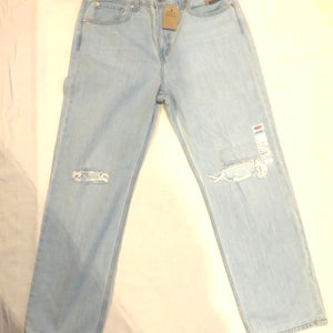 Levi's Women's Low-Rise Pro Straight Jeans Beathe Out Size 26 NWT Light Blue