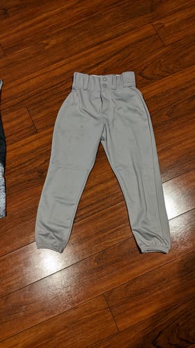 Gray Youth Unisex Small Alleson Game Pants