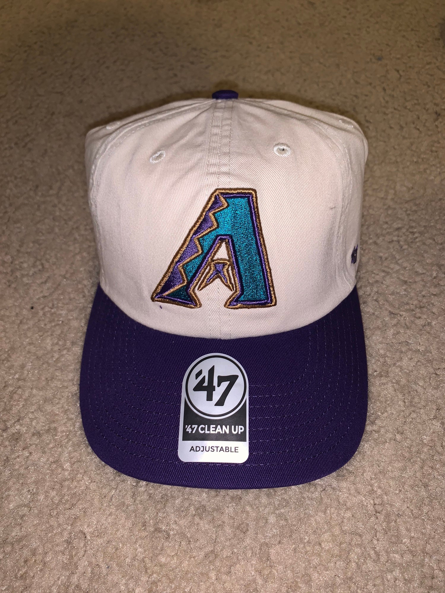 Arizona Diamondbacks MLB '47 Brand Vintage Logo Fitted Hat 7 1/2 New