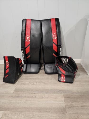 Used 35+1.5" Warrior Regular g5 Goalie Full Set