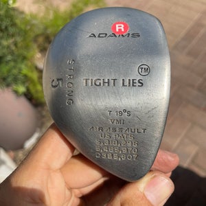Adams tight lies 5 wood T19 deg in right handed graphite
