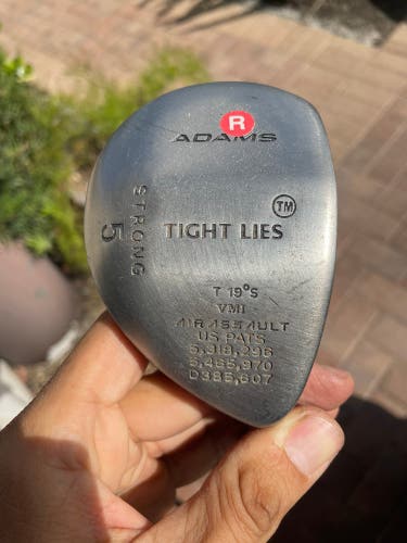 Adams tight lies 5 wood T19 deg in right handed graphite