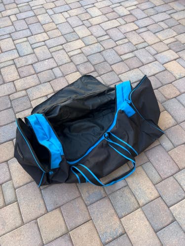 Blue/Black Adult Hockey Bag