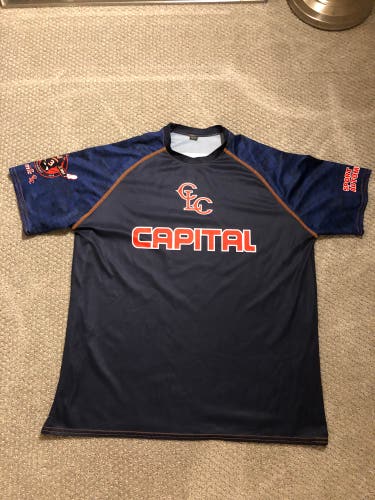 Capital lacrosse club shooting shirt