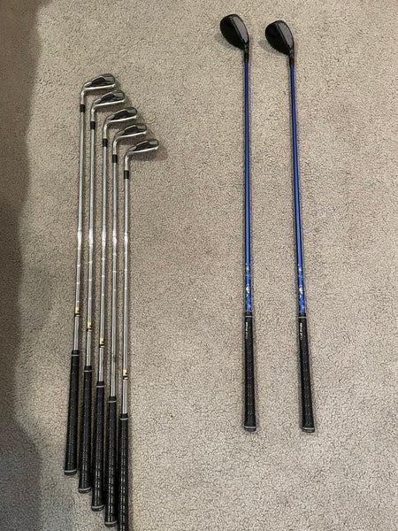 Men's Left Hand Stiff Flex Steel Shaft AP1 Iron Set