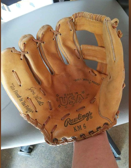 Made in USA Left Hand Throw Rawlings Infield Baseball Glove 12"