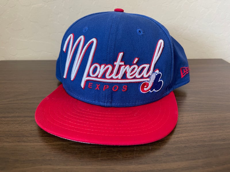 Montreal Expos MLB BASEBALL NEW ERA FITS Blue Adjustable Snapback Cap Hat!