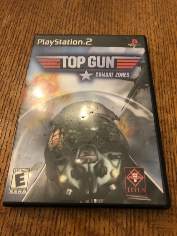 Top Gun Combat Zones Playstation 2 PS2 Video Game Complete