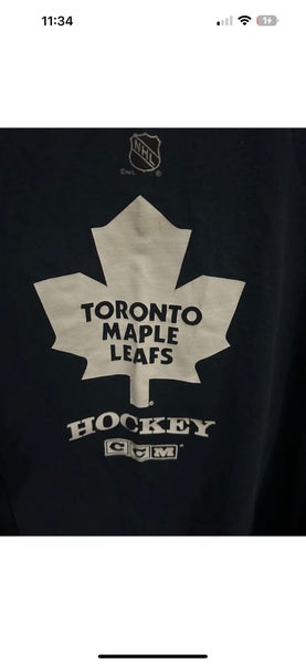 Toronto Maple Leafs NHL Long Sleeve Maternity Shirt Cinched Waist