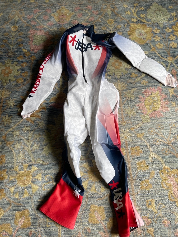 Spyder USA Olympic Padded GS Suit - Womens Medium