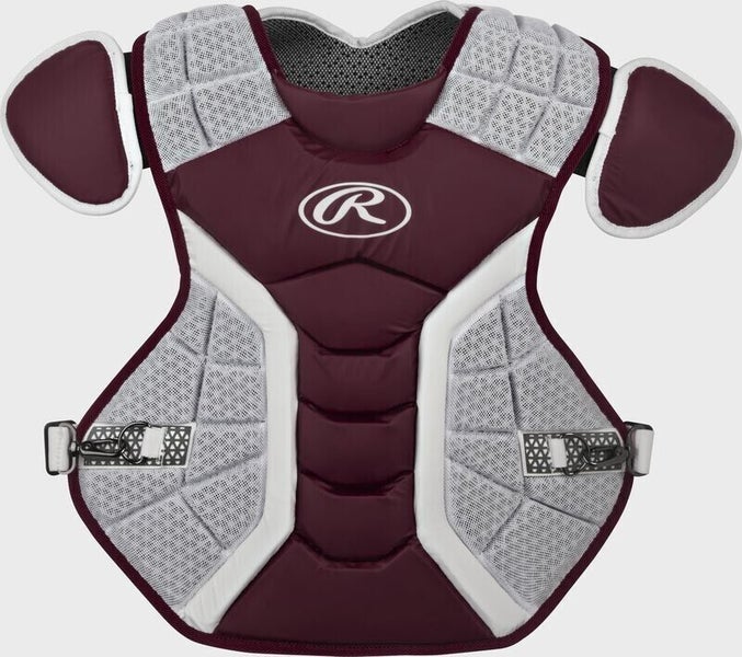 Rawlings Pro Preferred MLB baseball catchers gear chest protector Maroon  PROI