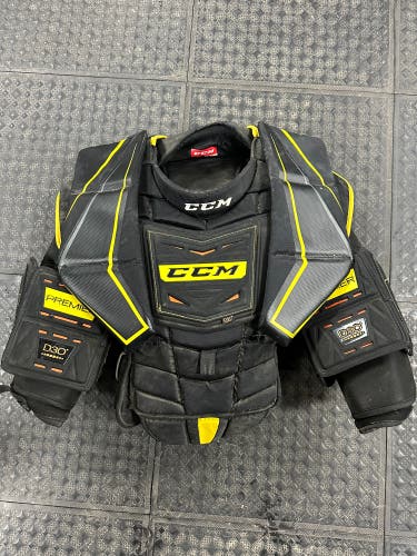 Used Small CCM Premier R1.9 Goalie Chest Protector