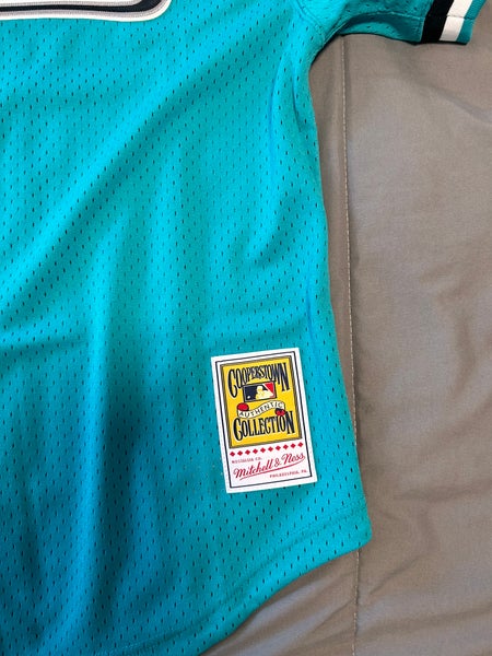 Men's Florida Marlins Andre Dawson Mitchell & Ness Teal