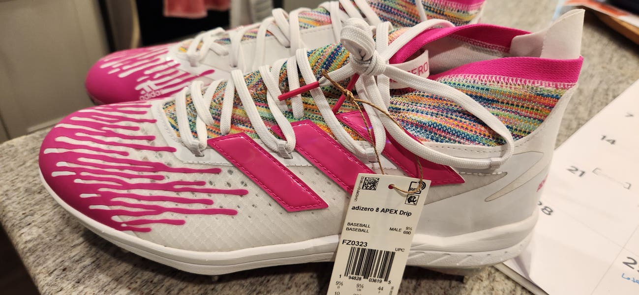 TATIS JR. Sz 13.5 Rare Pink New Adidas Adizero 8 APEX Drip