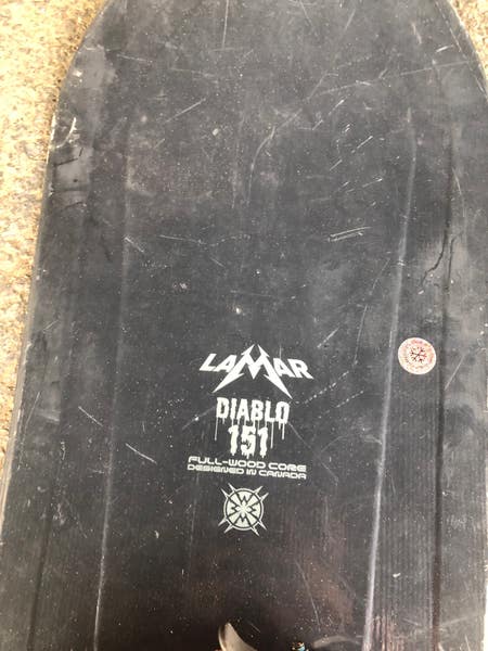 Used Lamar Diablo Snowboard with Bindings (151cm) | SidelineSwap