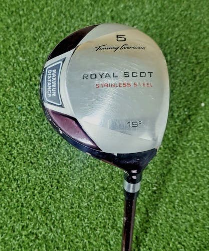 Tommy Armour Royal Scot 5 Wood RH / Mid Firm Graphite ~42.5" / NEW GRIP / jd6184