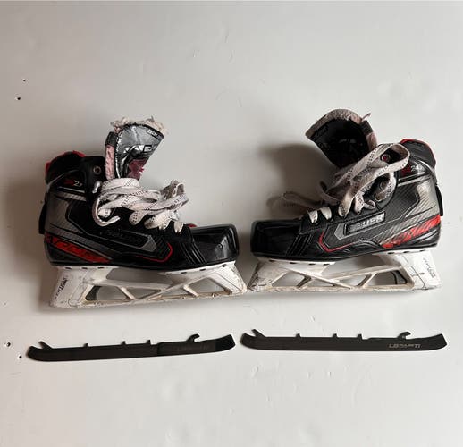 Used Bauer Regular Width Size 8 Vapor X2.7 Hockey Goalie Skates