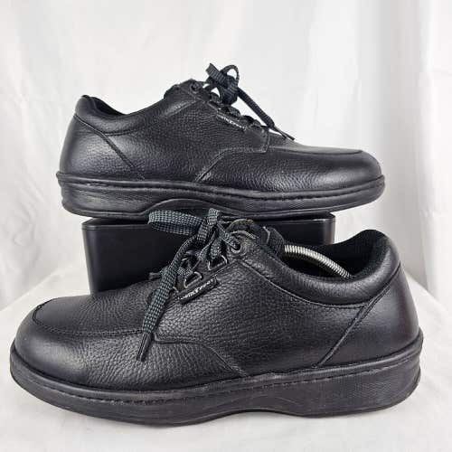 OrthoFeet Avery Island Diabetic Shoe, #410, Black Leather Mens 11.5 2E XWide
