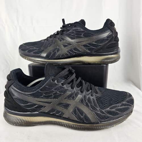 Asics Mens Size 11.5 Gel-QUANTUM INFINITY Running Shoes Triple Black 1021A187