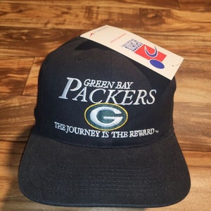 NEW Vintage Green Bay Packers Sports Specialties Black Dome Sport Hat Snapback