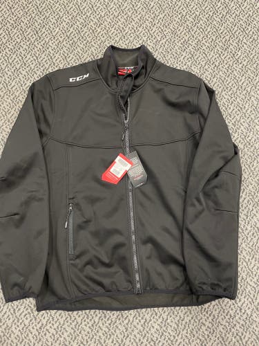 CCM Black Midweight Adult Large jacket