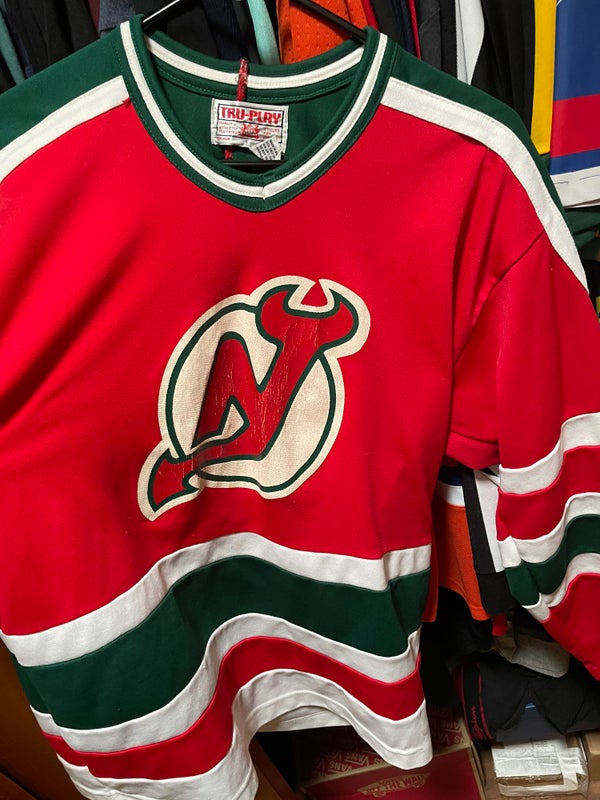 Fanatics NHL New Jersey Devils Vintage Red Tri-Blend T-Shirt, Men's, Medium