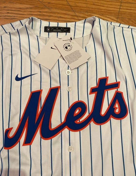 Jacob deGrom White New York Mets Autographed Nike Authentic