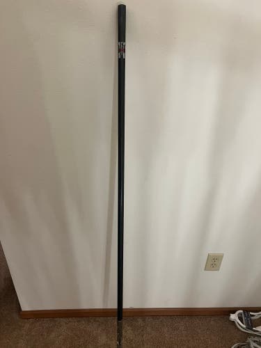 Black titanium lacrosse shaft