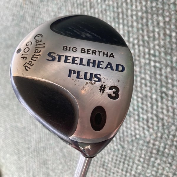 Used Men's Callaway Big Bertha Steelhead Plus Right Handed 3 Wood (Stiff Flex)