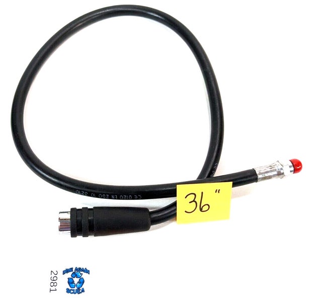 Aeris Oceanic Pro Plus X 2 3 4 SCUBA Dive COMPUTER QUICK DISCONNECT QD HP HOSE