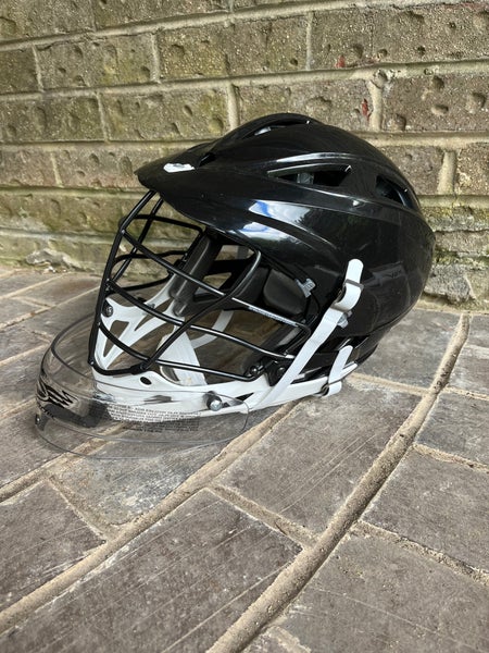 Black Cascade Pro 7 Lacrosse Goalie Helmet, Adult