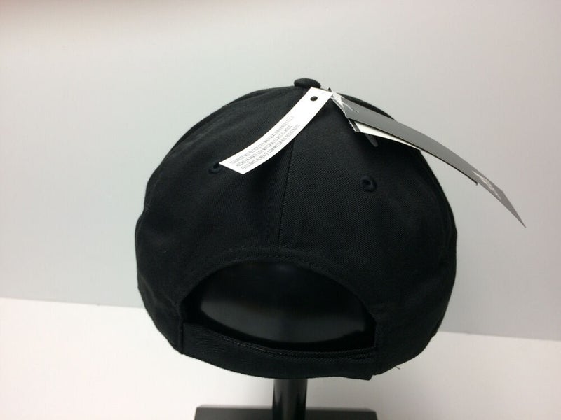 Men's adidas Black Boston Bruins Locker Room Three Stripe Adjustable Hat