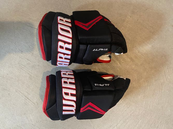 Used Warrior Alpha Gloves 14" Pro Stock