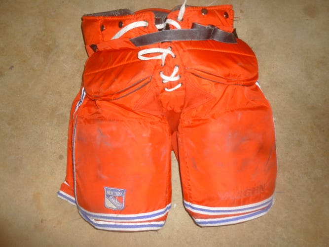 NYR Lundqvist Vaughn Hockey Goalie Pants Pro Stock