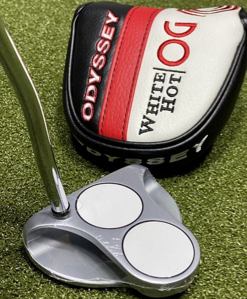 Odyssey White Hot OG 2-Ball Mallet Putter RH 34” Inch w/ Headcover New #85256