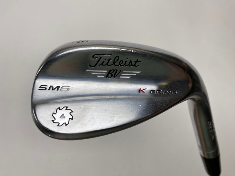 Titleist Vokey SM6 Tour Chrome LW 58* 12 K-Grind True Temper XP 90 S300 Stiff RH