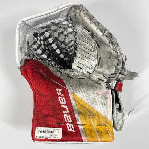 Used Regular Bauer Supreme 2S Pro Pro Stock Goalie Glove