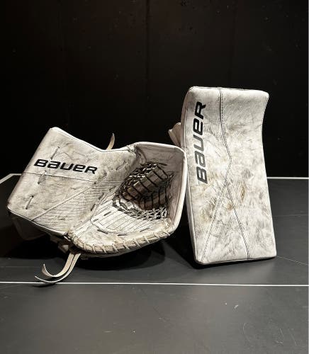 Used Bauer Supreme 3s Glove And Blocker