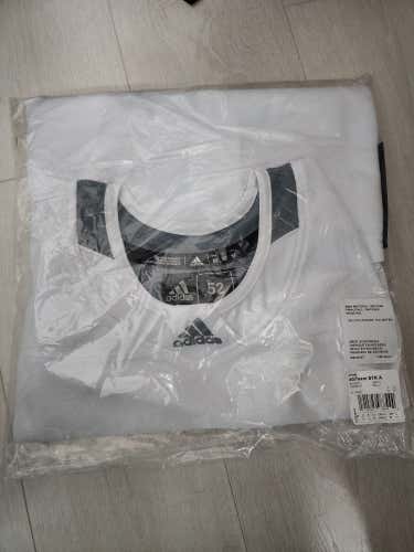 [NEW] Size 52 White Adidas Pro-Stock/Style Practice Jersey Blank