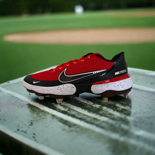 Nike Alpha Huarache Elite 3 Low University Red Baseball Cleats Sz 11 - CK0746-602