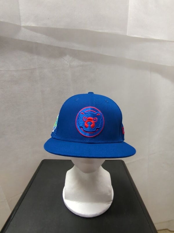 Camo Trucker Chicago Cubs A Century Wrigley Field Patch Fitted 75/8