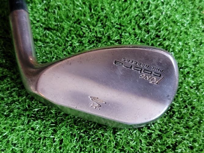 King Cobra RH Phil Rodgers Raw Lob Wedge, Regular Flex 60 Degree Steel Shaft