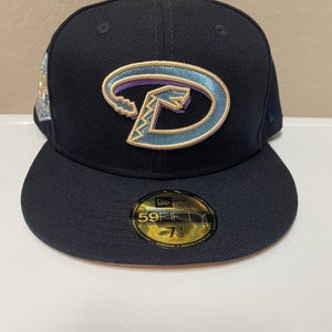 Custom New Era 59Fifty Arizona Diamondbacks ‘Arctic Peach’ Fitted Hat 7 1/2