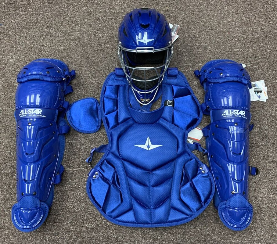 Team Issued Catchers Gear Set - All Star Blue and Orange - 2022