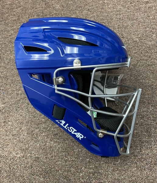 All Star System 7 Axis Youth 10-12 Catchers Gear Set - Royal Blue Grey |  SidelineSwap